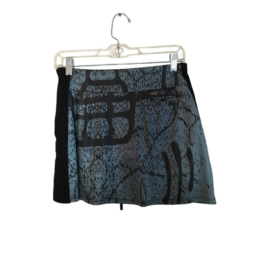 Jamie Sadock Mini Skirt Women's Size 0 Blue Black Zipper Closure